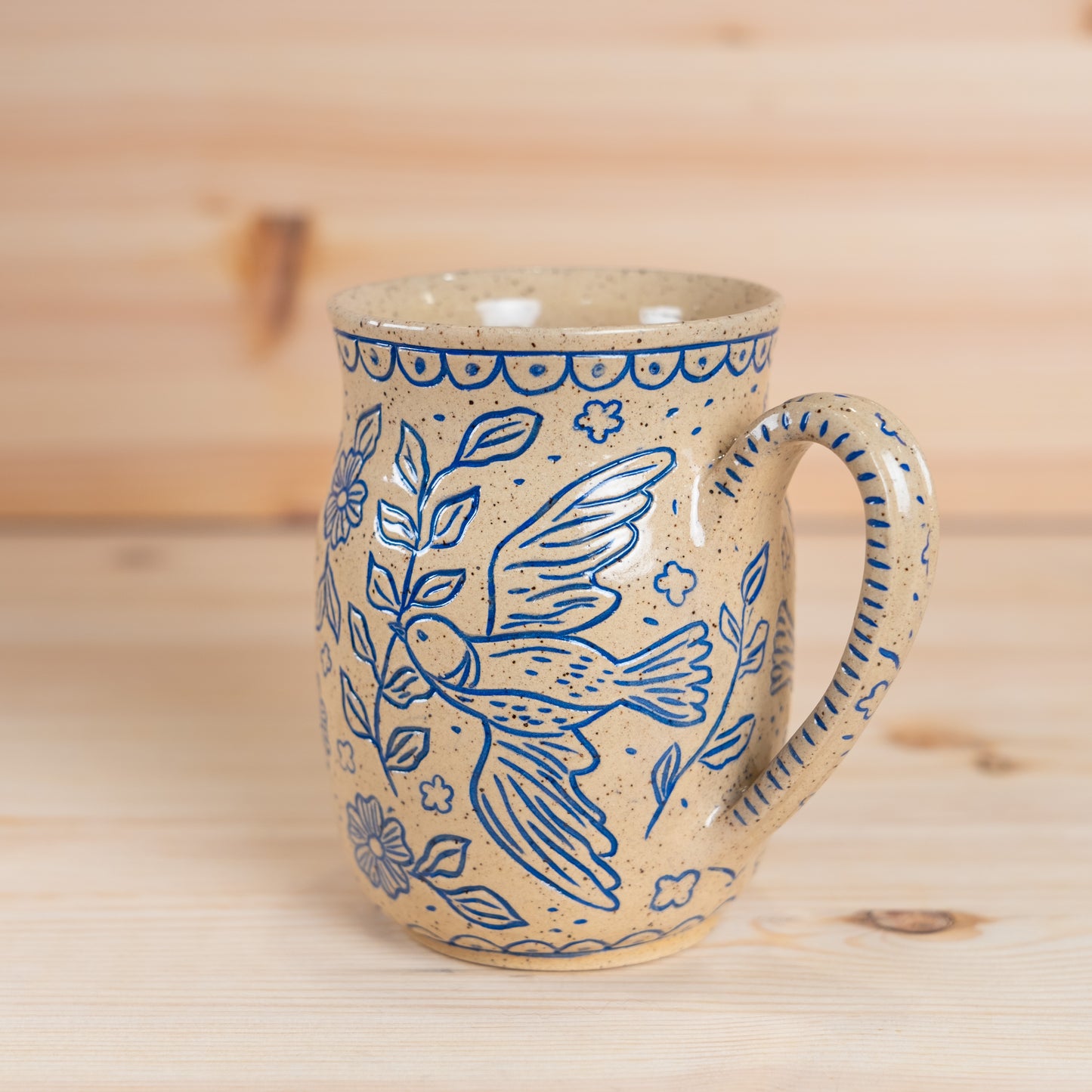 Dove Inlay Mug - 01