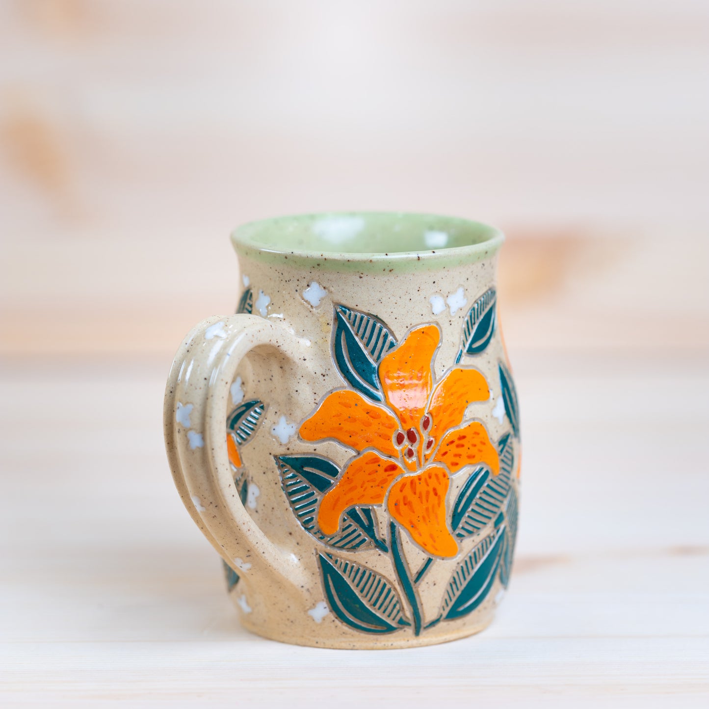 Tiger Lily Mug - 001