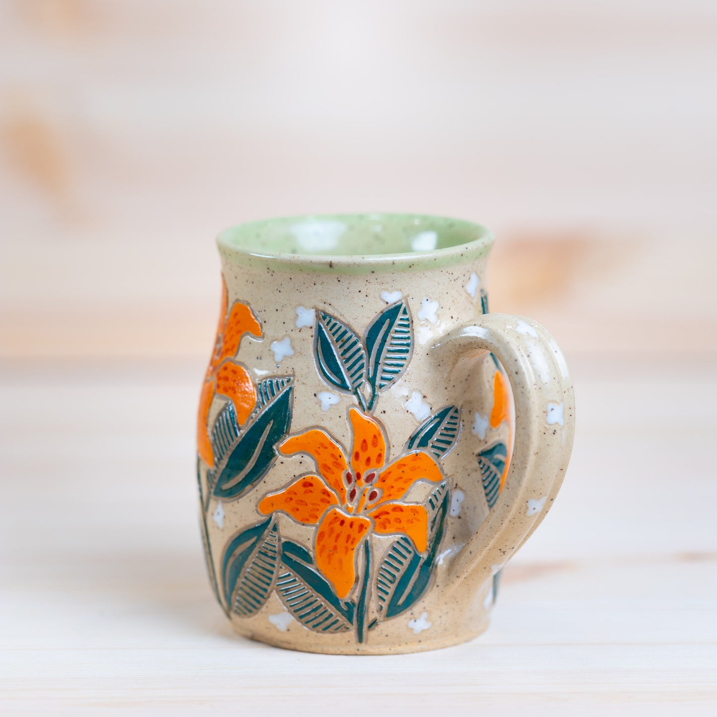 Tiger Lily Mug - 001