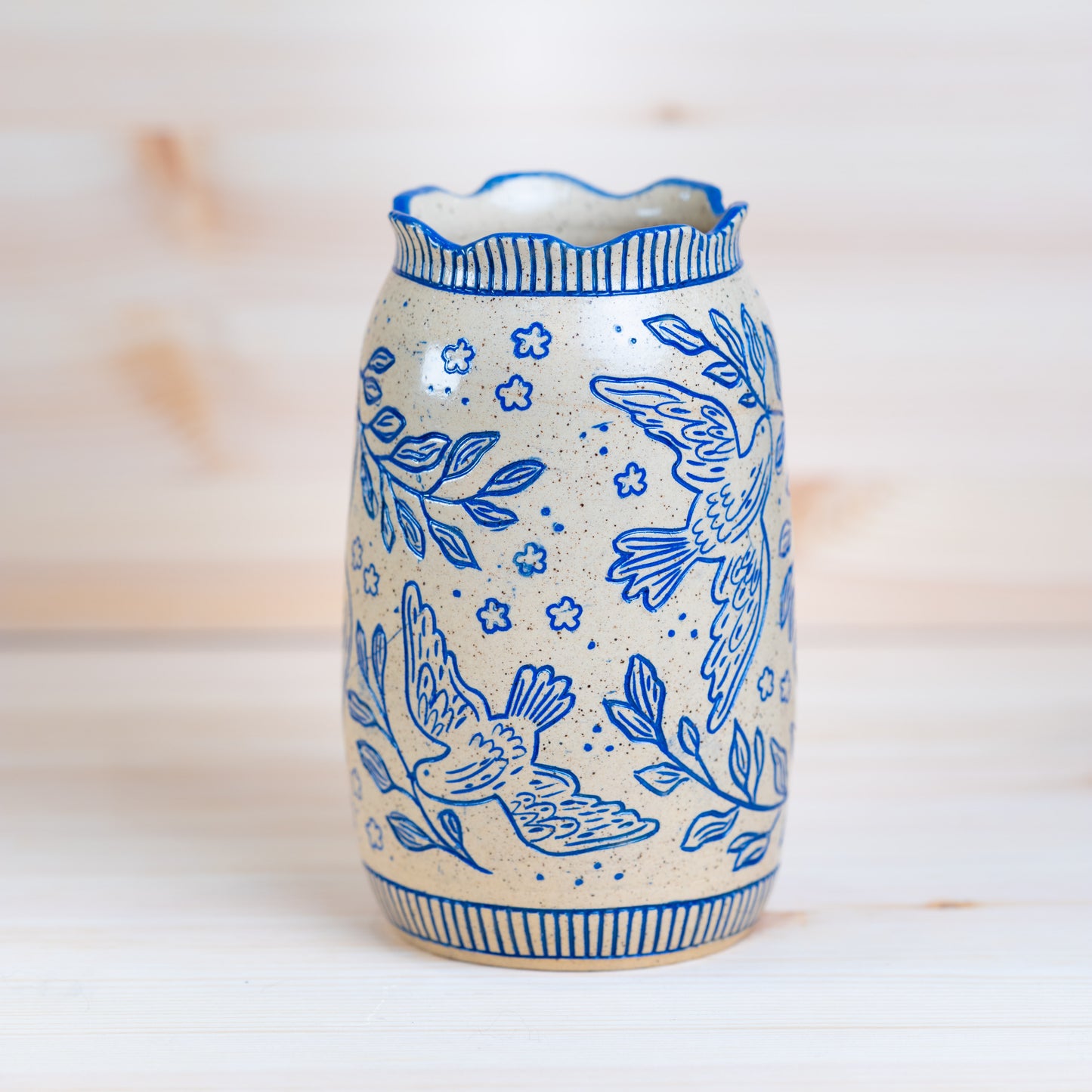 Carved Vase - 003