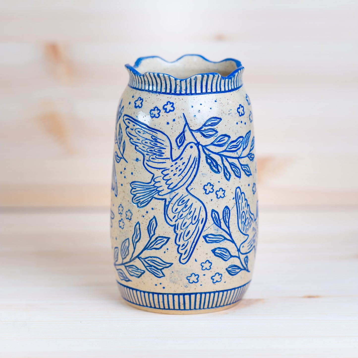 Carved Vase - 003