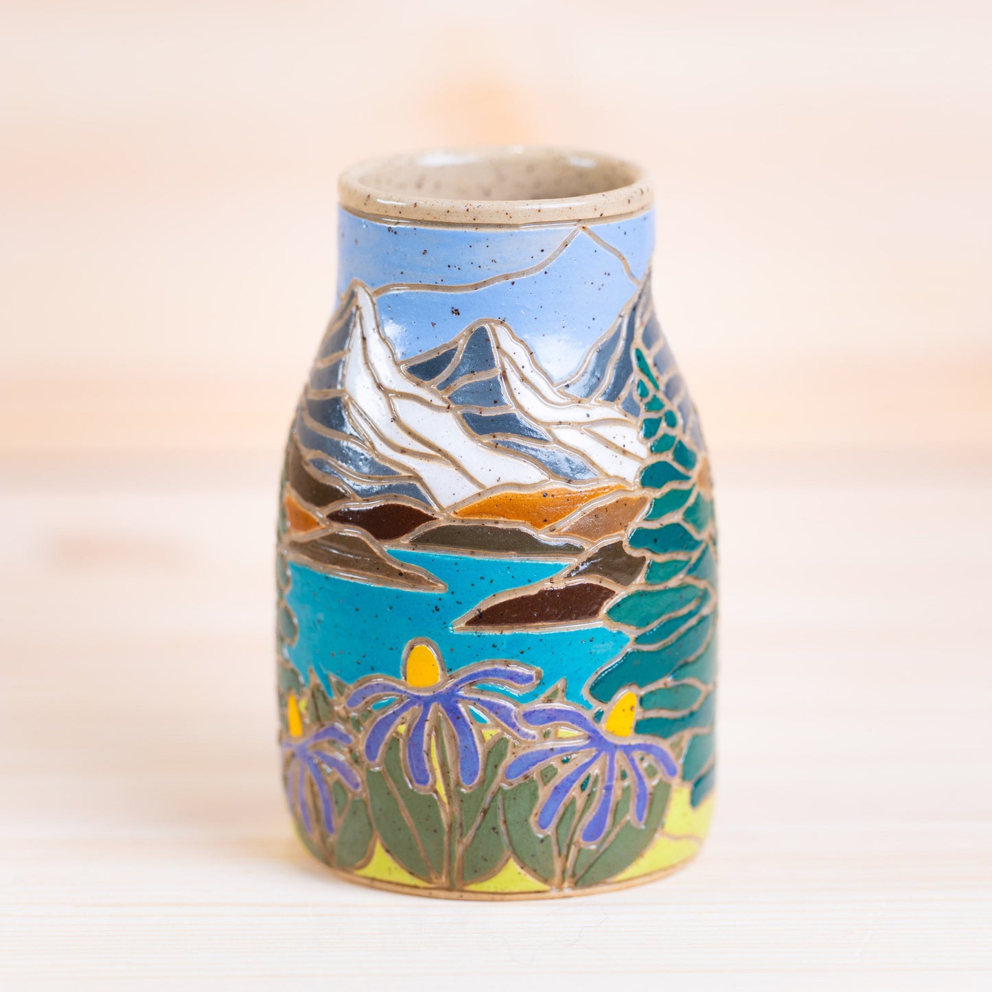 Mountain Bud Vase