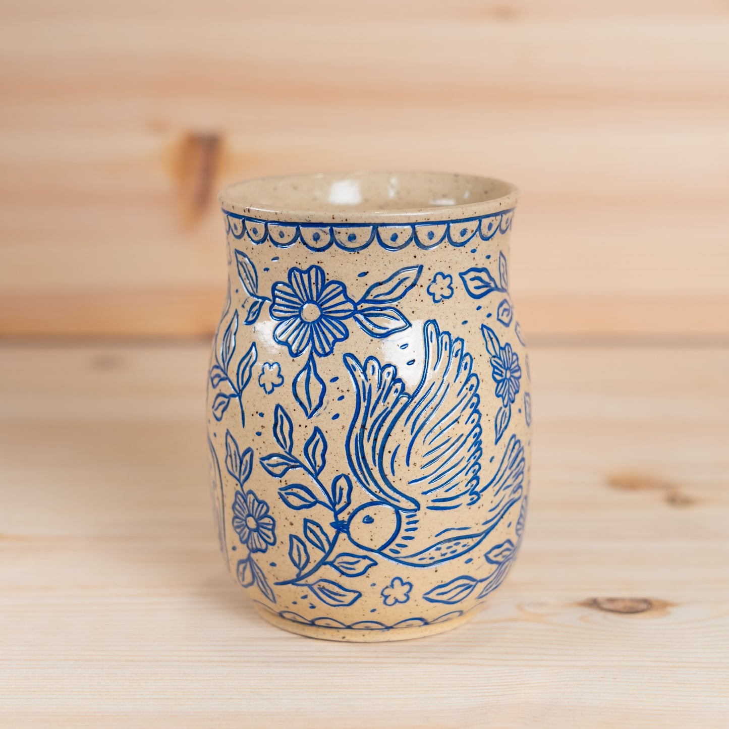 Dove Inlay Mug - 02