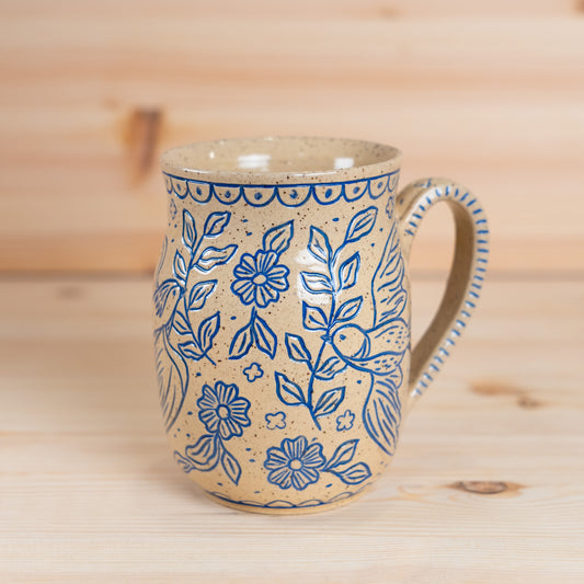 Dove Inlay Mug - 01