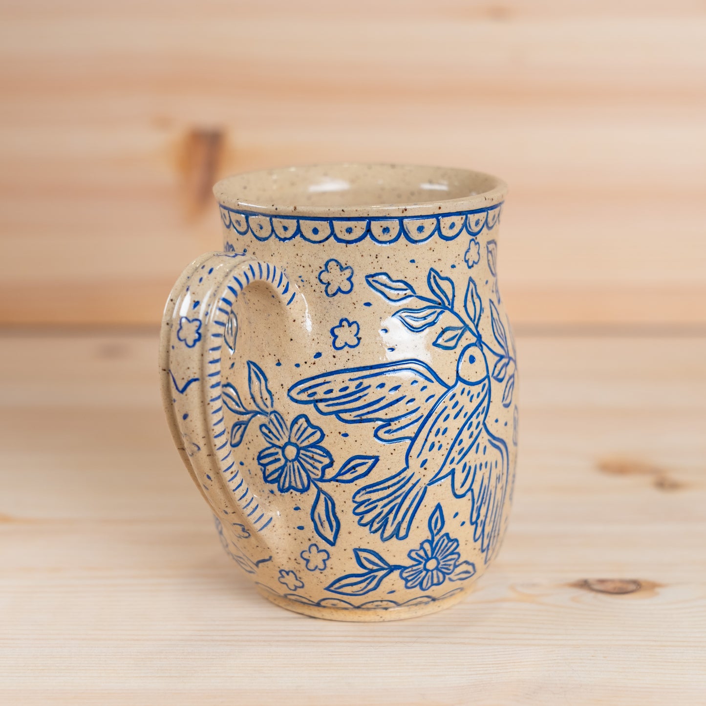 Dove Inlay Mug - 02