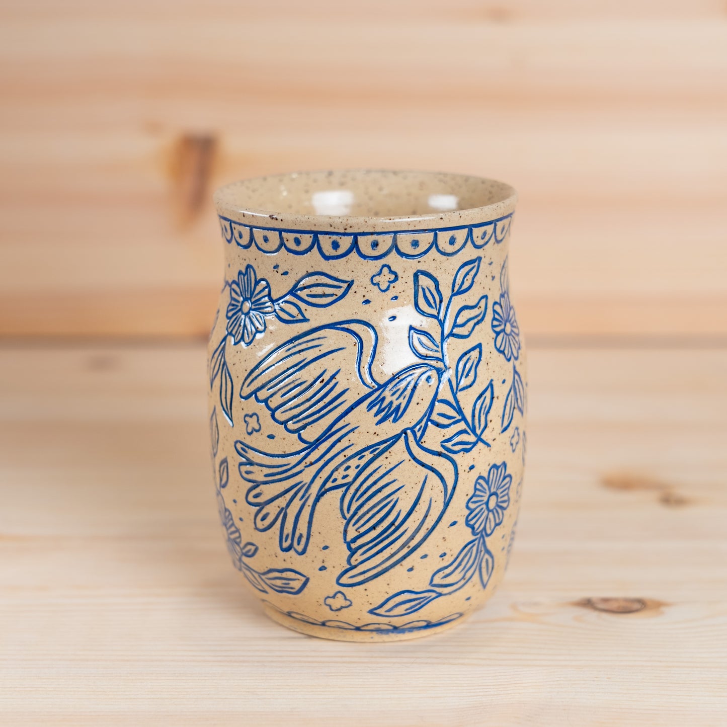 Dove Inlay Mug - 01