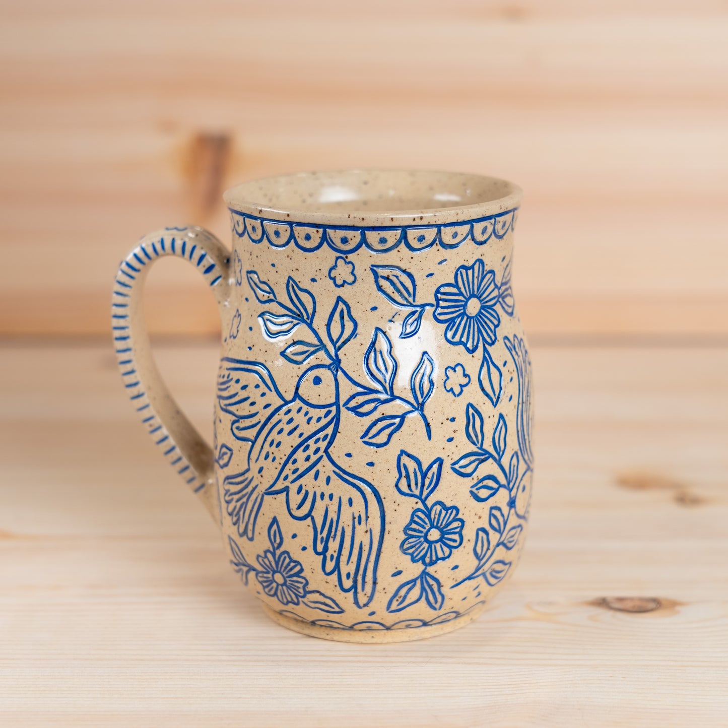 Dove Inlay Mug - 02