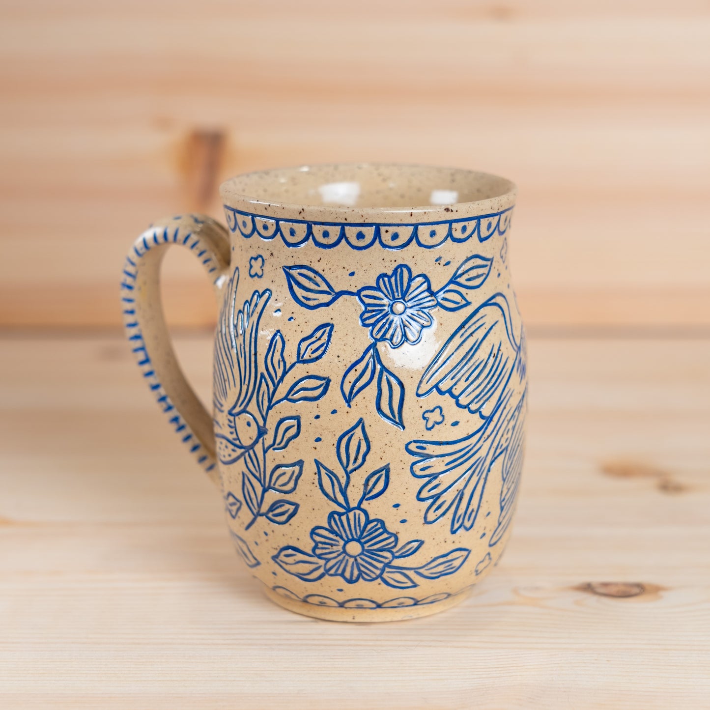 Dove Inlay Mug - 01