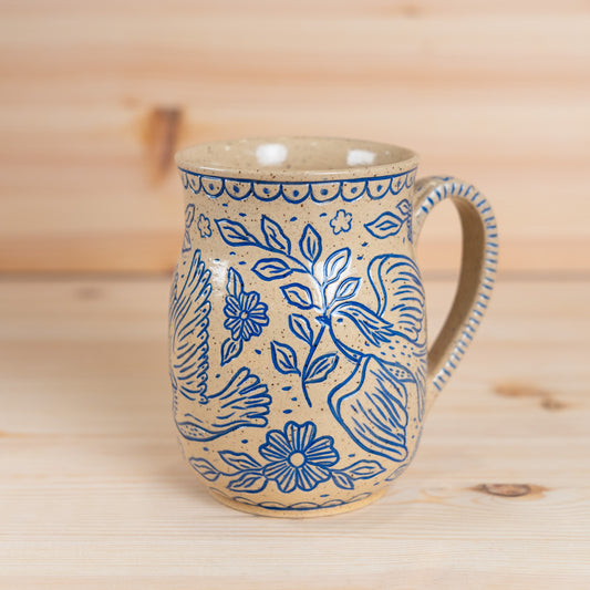 Dove Inlay Mug - 02