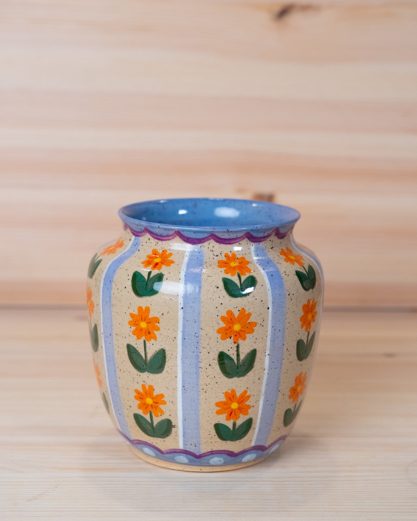 Flower Motif Vase
