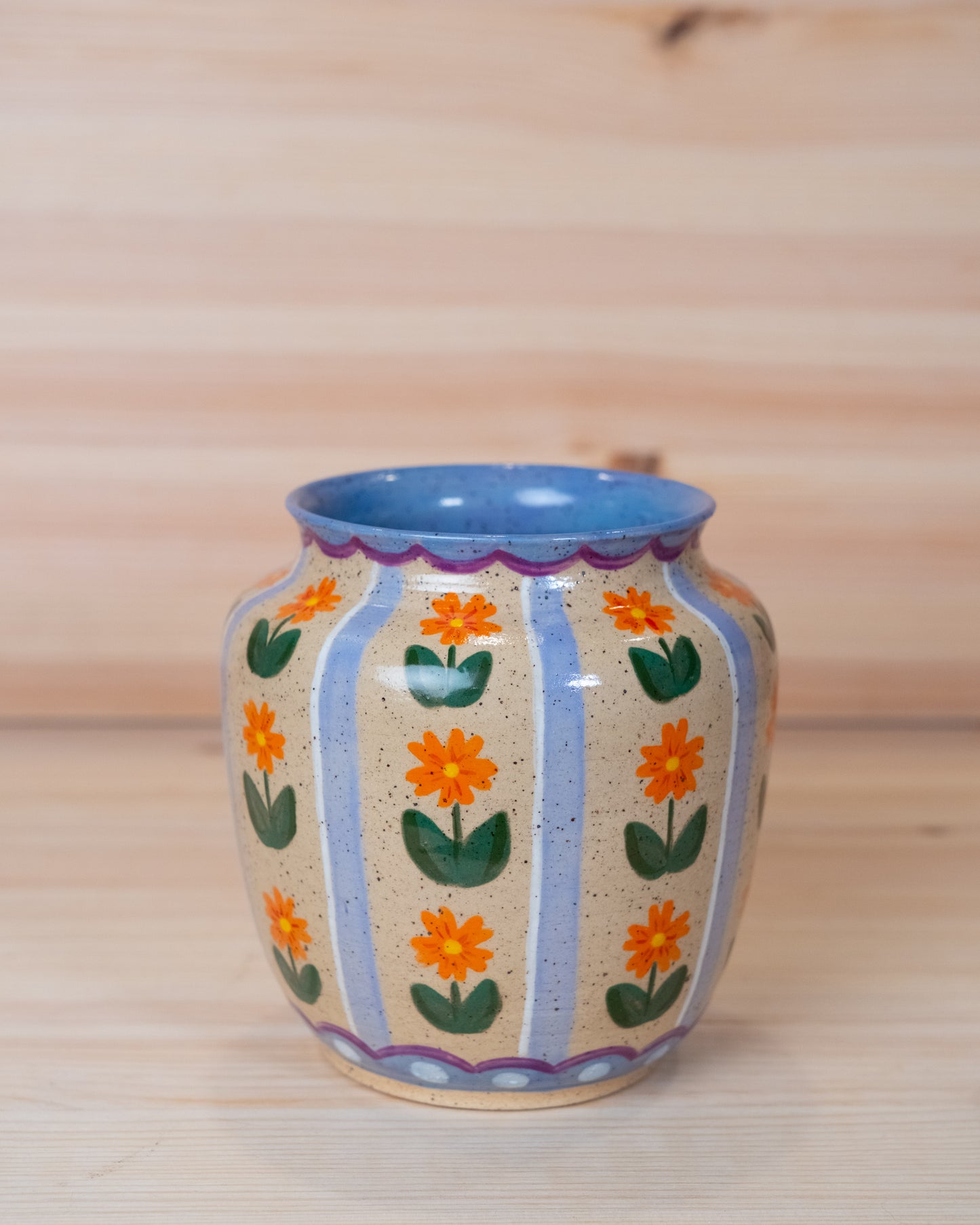 Flower Motif Vase