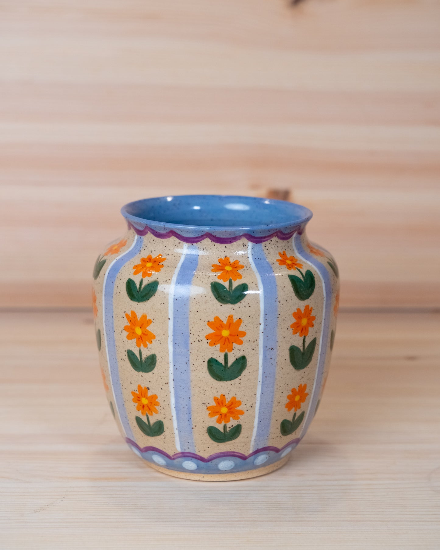 Flower Motif Vase