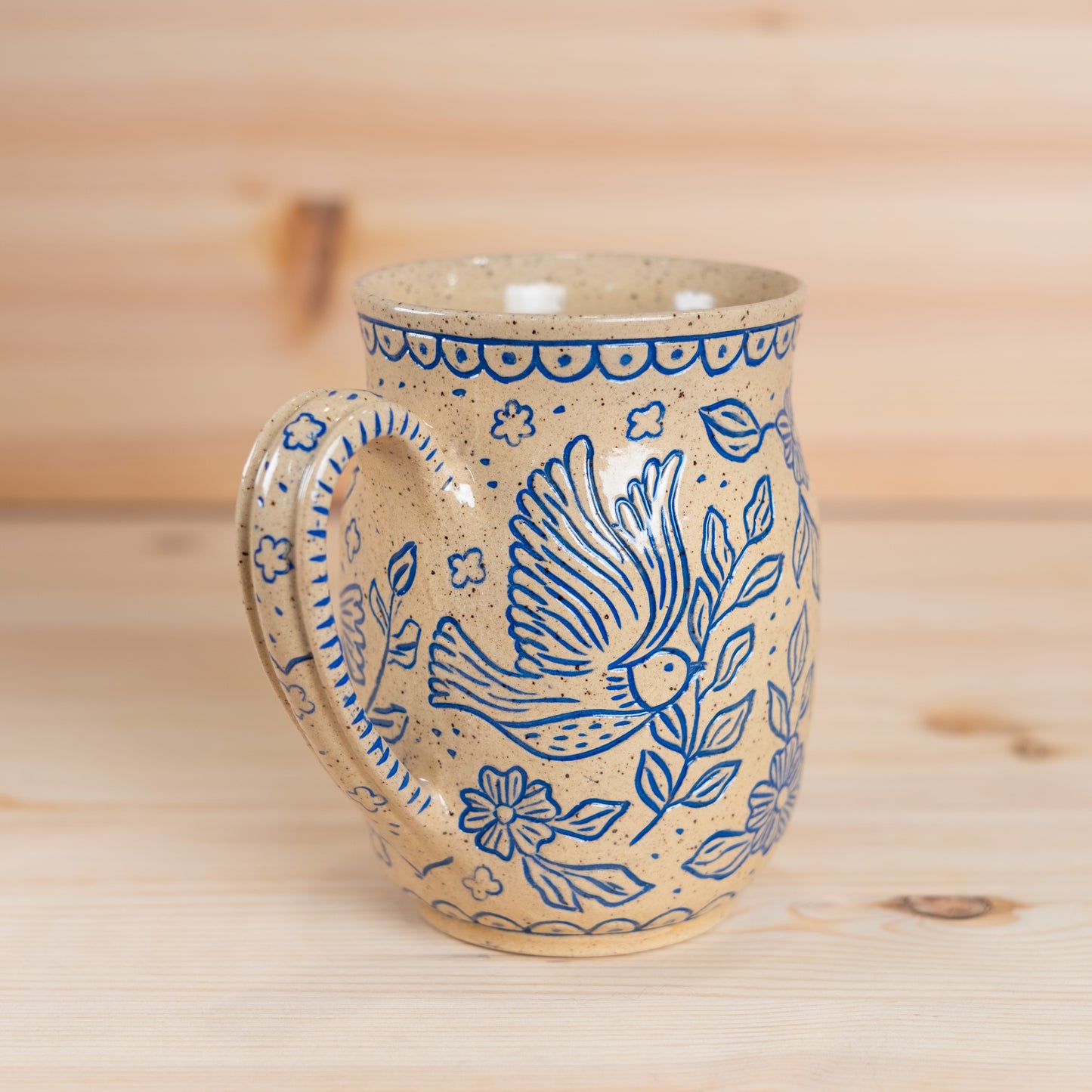Dove Inlay Mug - 01