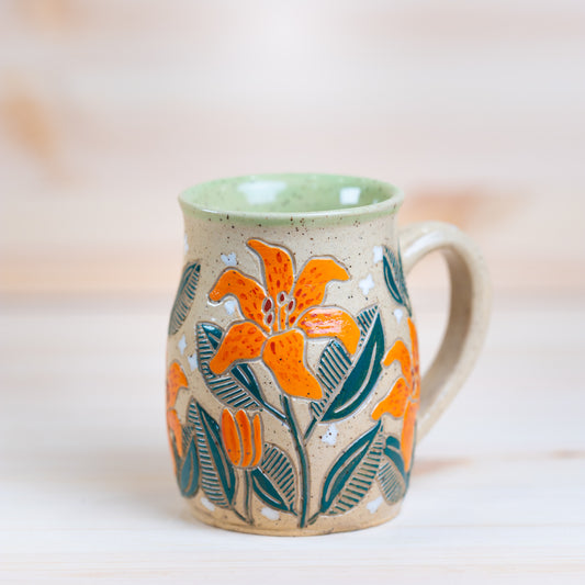Tiger Lily Mug - 001