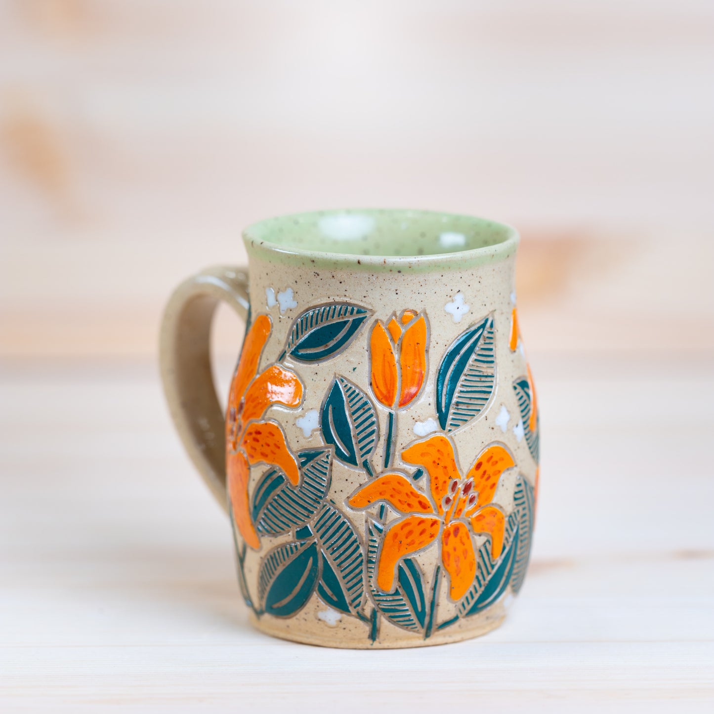 Tiger Lily Mug - 001
