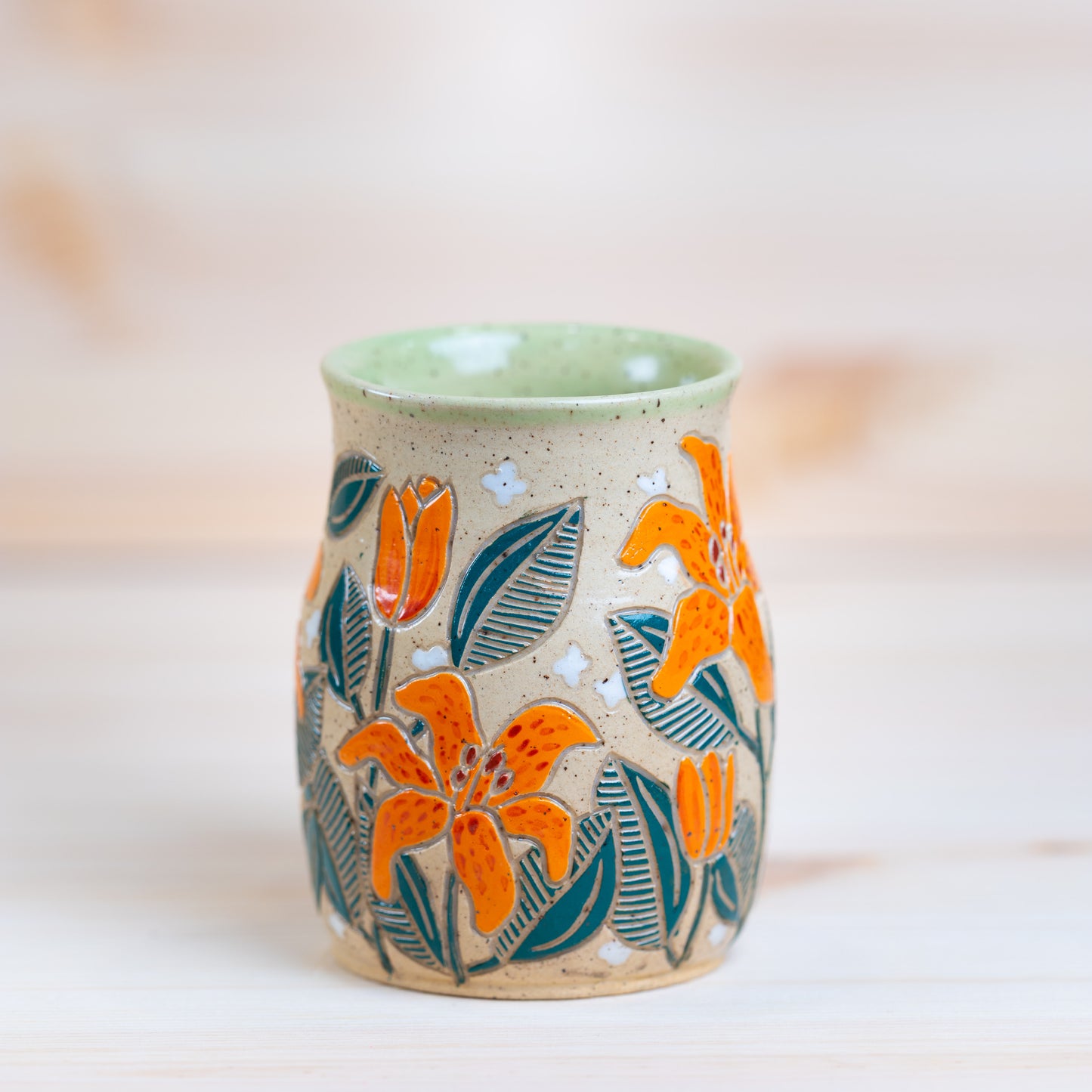 Tiger Lily Mug - 001