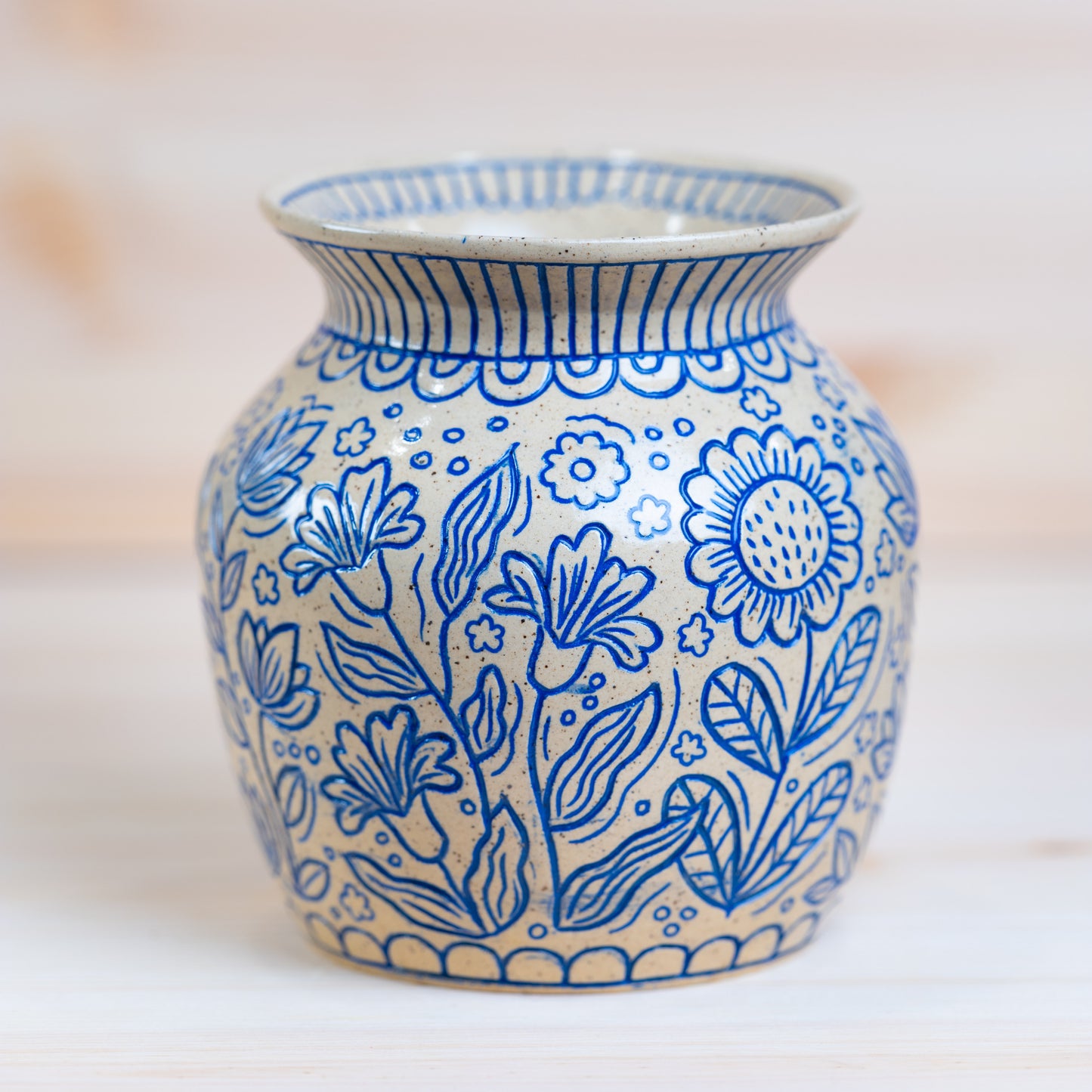 Carved Vase - 001