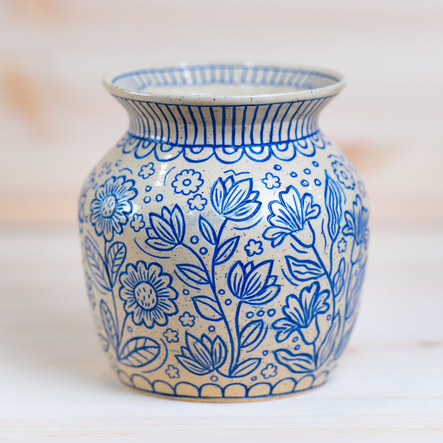 Carved Vase - 001