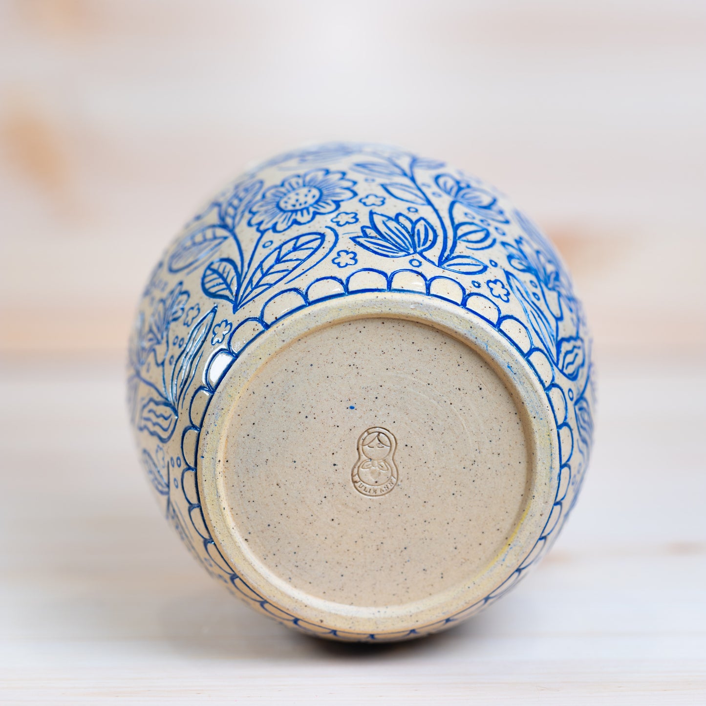 Carved Vase - 001