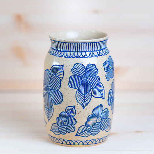 Carved Vase - 002