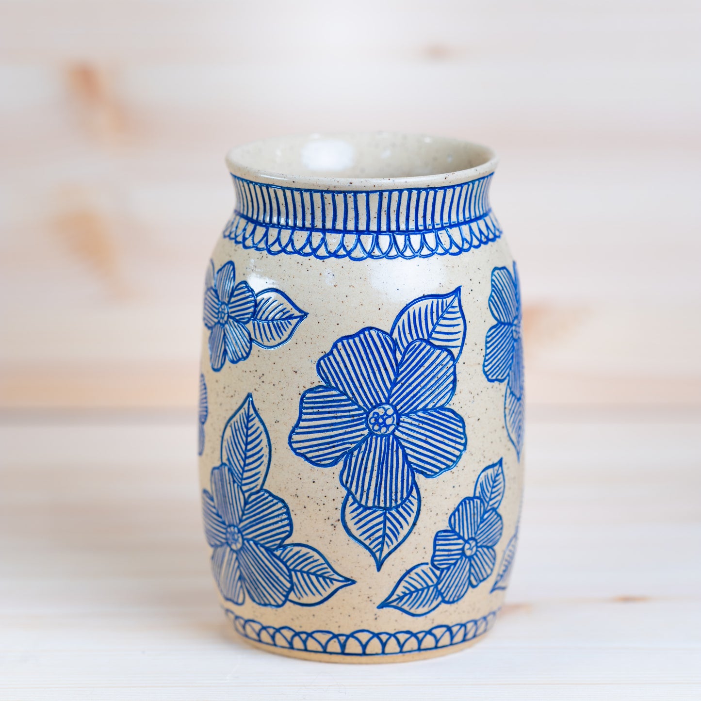 Carved Vase - 002