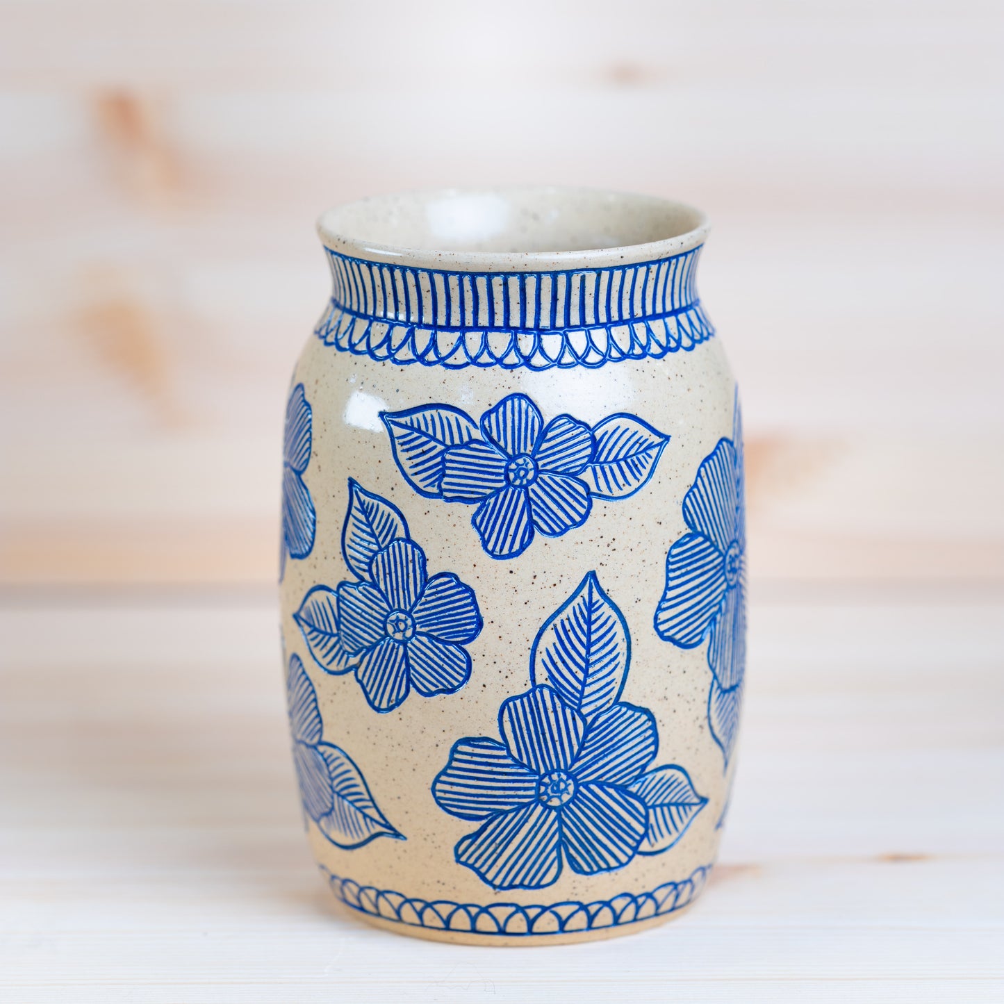 Carved Vase - 002