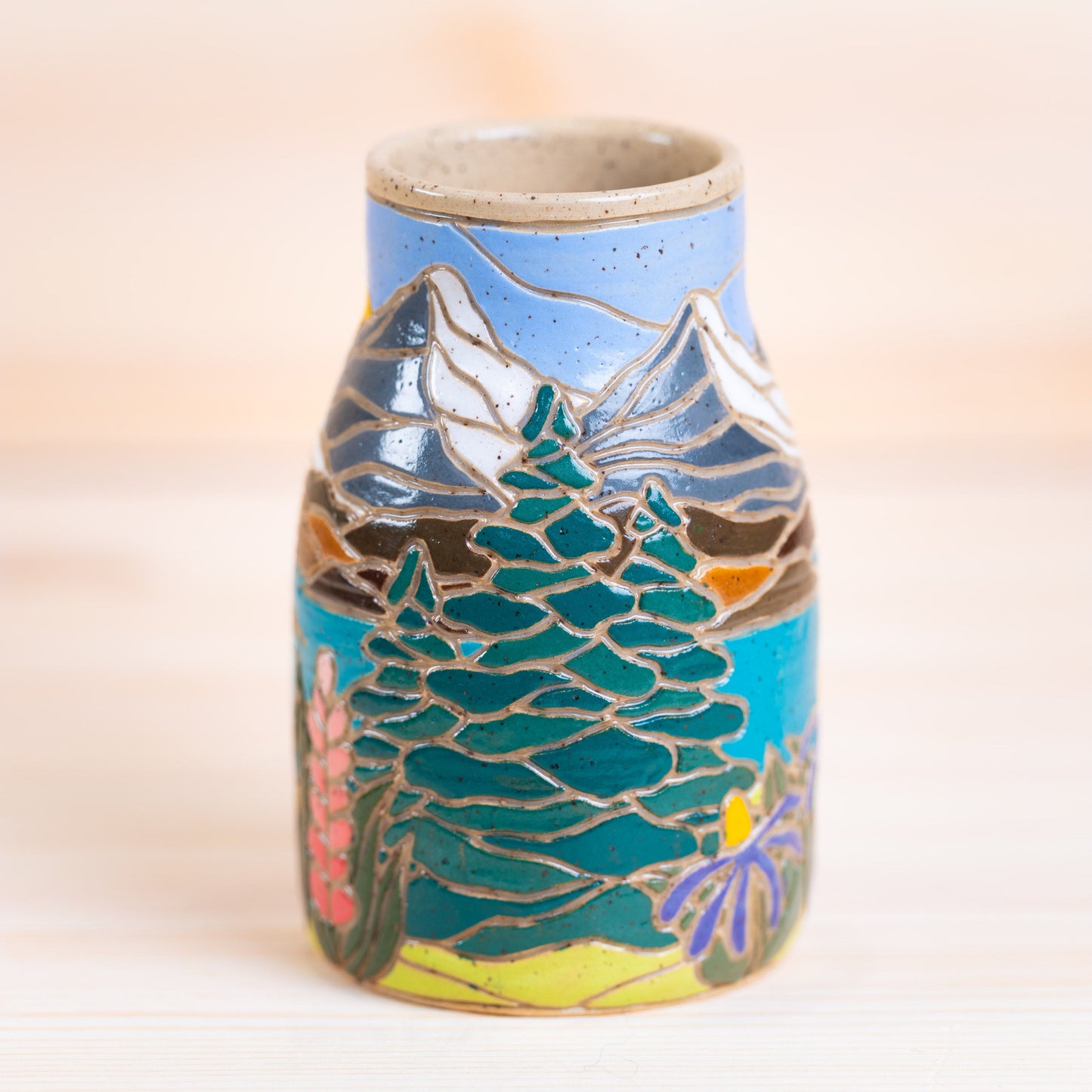 Mountain Bud Vase