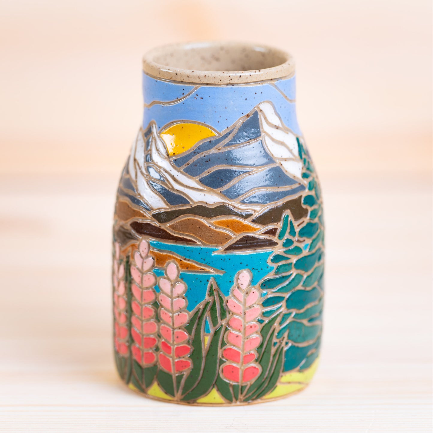 Mountain Bud Vase