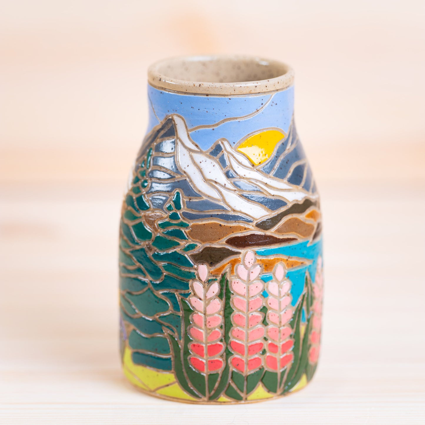 Mountain Bud Vase