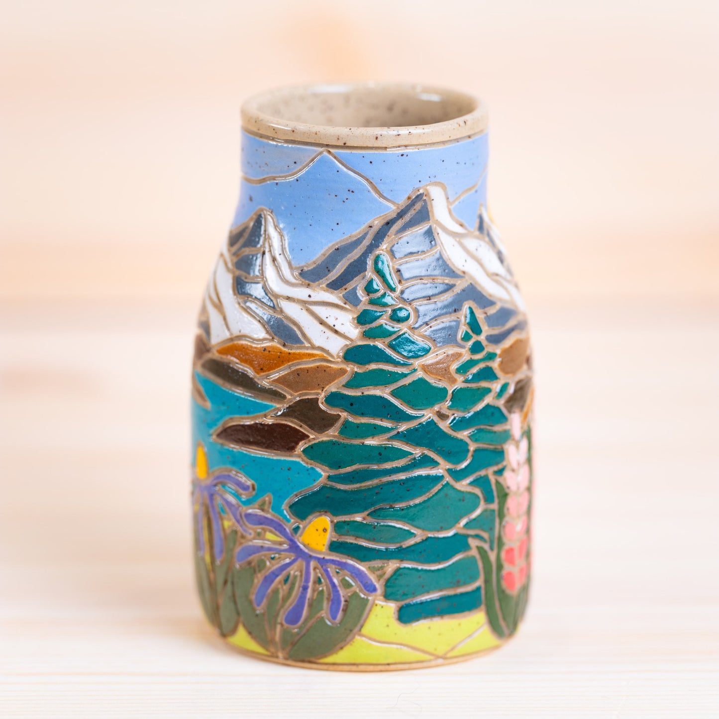 Mountain Bud Vase